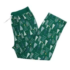 Green Twinkling Trees - Men's Bamboo Viscose Pajama Set
