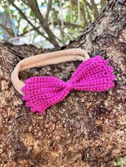 Banda De Moño Tejida - Crafty Island