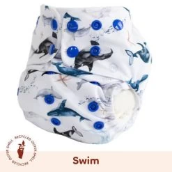 Swim Cover - Whale Tale