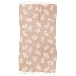 Neutral Palms Fringe Toalla De Playa -Umweltfreundlicher Windel Geschäft 15986