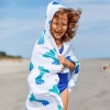 Toalla Con Capucha Para Niños Con Protección Solar UPF 50+ -Umweltfreundlicher Windel Geschäft 16034