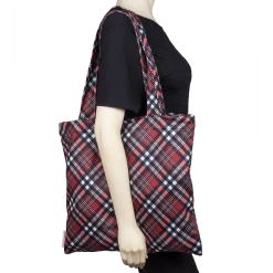 Yule Loves This Plaid - Bolsa Tote (Smart Bottoms)