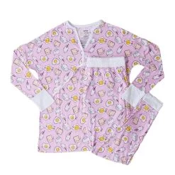 Pink Breakfast Buddies Women's Bamboo Viscose Pajama Pants