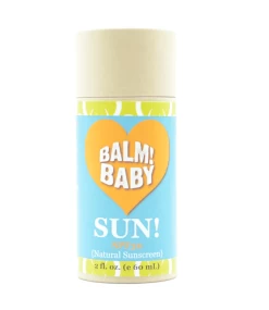 BALM! Baby - SUN STICK Natural Mineral Sun Screen (2oz Biodegradable Eco Stick)