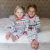 Fair Isle Two-Piece Bamboo Viscose Pajama Set -Umweltfreundlicher Windel Geschäft 6399