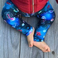 Leggings - Ocean Blooms -Umweltfreundlicher Windel Geschäft 8073
