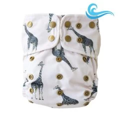 SIMPLICITY™️ - SWIM/Cover - Neutral Nature Giraffe -Umweltfreundlicher Windel Geschäft 8180