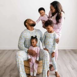 Blue Breakfast Buddies -Men's Bamboo Viscose Pajama Top 11 Blue Breakfast Buddies -Men's Bamboo Viscose Pajama Top -Umweltfreundlicher Windel Geschäft 8964