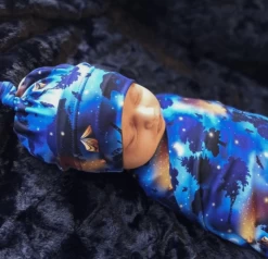 Dark Night - Stretch Swaddle Set