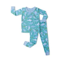 Shark Soiree Two-Piece Toddler/Kids Bamboo Viscose Pajama Set