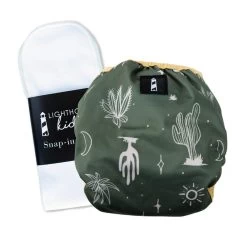 *NEW* LKC ONE-SIZE COVER SYSTEM - Agave -Umweltfreundlicher Windel Geschäft 9818