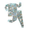Gray Treats Two-Piece Bamboo Viscose Pajama Set -Umweltfreundlicher Windel Geschäft 9955